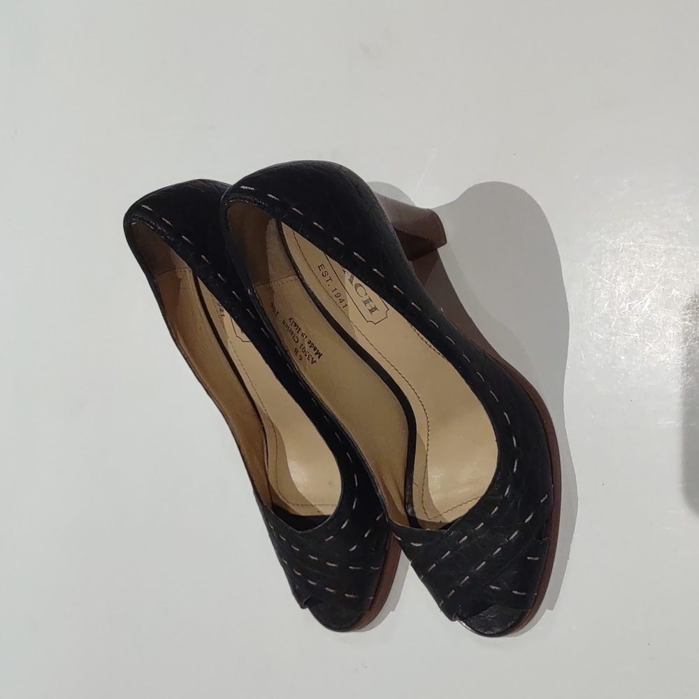 Beautiful genuine leather shoes by Coach